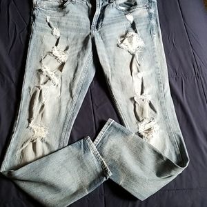 Skinny reaped jeans